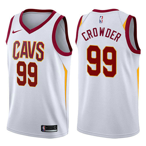Camiseta baloncesto Jae Crowder 99 Swingman Association 2017-18 Blanco Cleveland Cavaliers Hombre