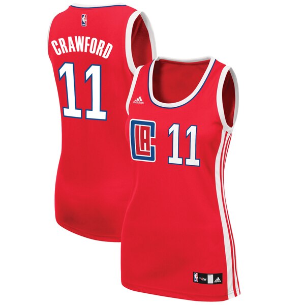 Camiseta baloncesto Jamal Crawford 4 Réplica Rojo Los Angeles Clippers Mujer