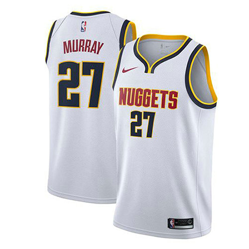 Camiseta baloncesto Jamal Murray 27 Association 2018-19 Blanco Denver Nuggets Hombre