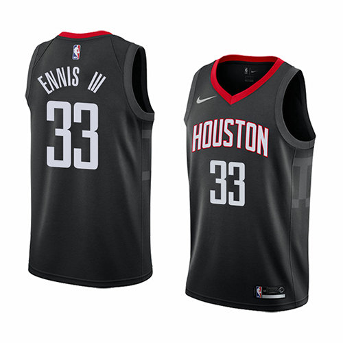 Camiseta baloncesto James Ennis III 33 Statement 2018 Negro Houston Rockets Hombre
