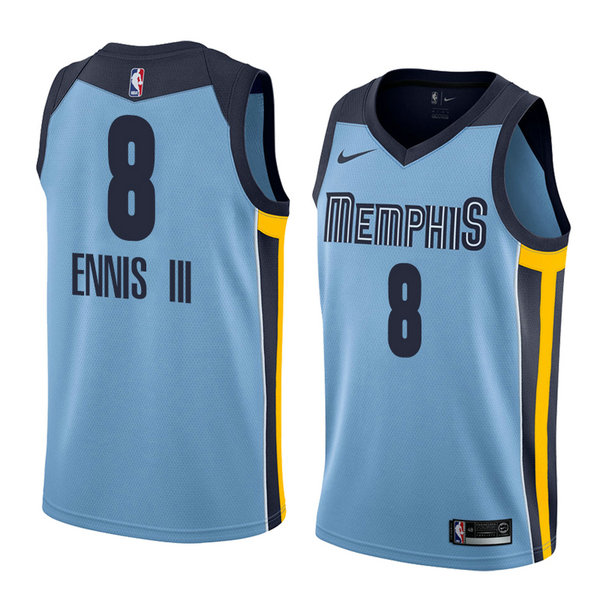 Camiseta baloncesto James Ennis III 8 Statement 2018 Azul Memphis Grizzlies Hombre