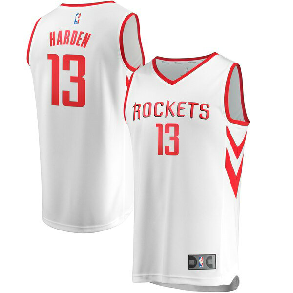 Camiseta baloncesto James Harden 13 Association Edition Blanco Houston Rockets Hombre