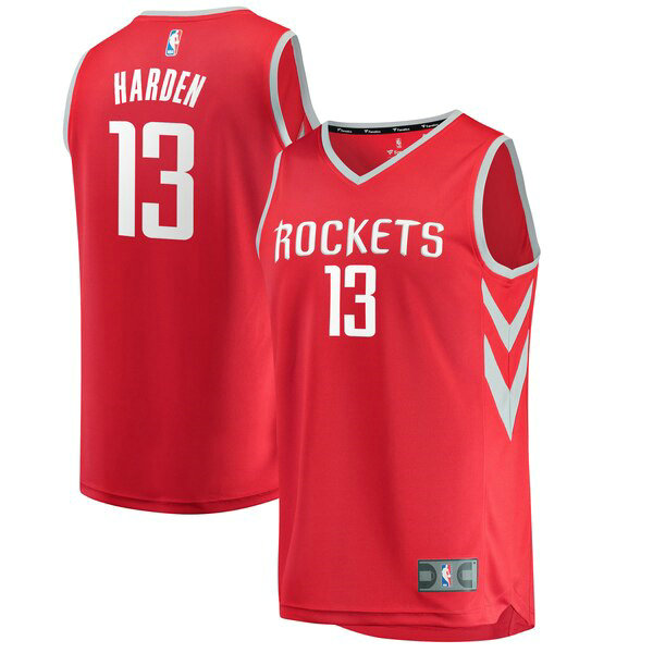 Camiseta baloncesto James Harden 13 Icon Edition Rojo Houston Rockets Hombre