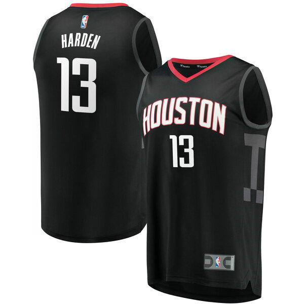 Camiseta baloncesto James Harden 13 Statement Edition Negro Houston Rockets Hombre