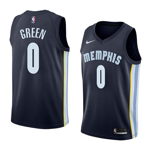 Camiseta baloncesto Jamychal Green 0 Icon 2018 Azul Memphis Grizzlies Hombre