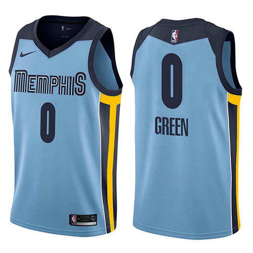 Camiseta baloncesto Jamychal Green 0 Statement 2017-18 Azul Memphis Grizzlies Hombre