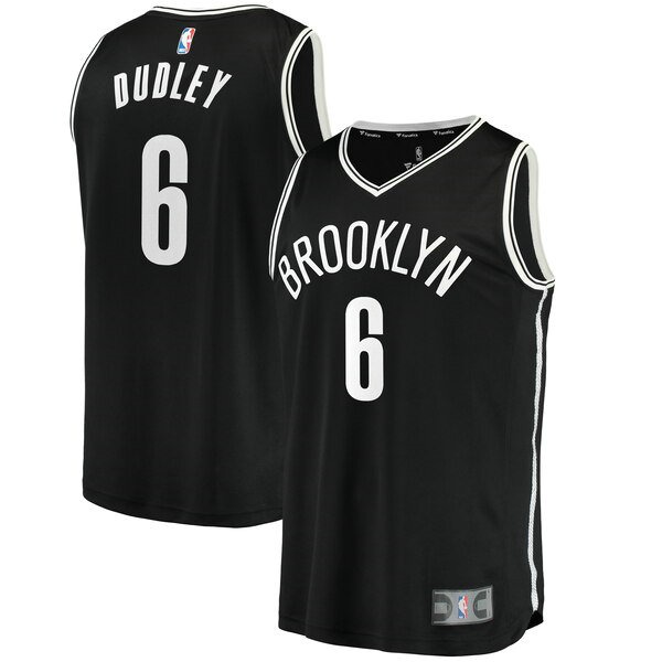 Camiseta baloncesto Jared Dudley 6 2019 Negro Brooklyn Nets Hombre