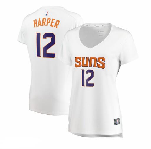 Camiseta baloncesto Jared Harper 12 association edition Blanco Phoenix Suns Mujer