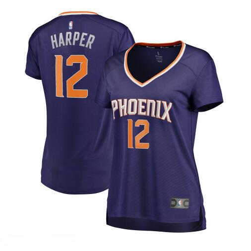 Camiseta baloncesto Jared Harper 12 icon edition Púrpura Phoenix Suns Mujer