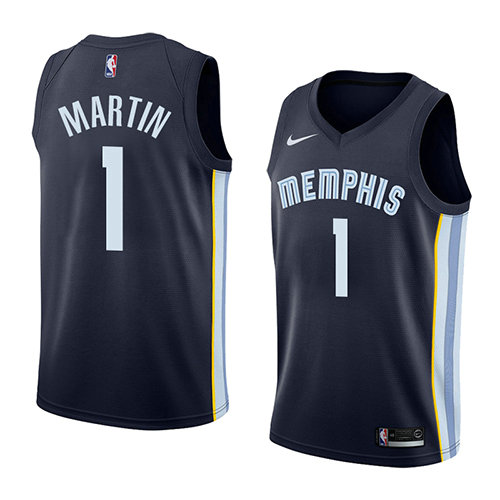 Camiseta baloncesto Jarell Martin 1 Icon 2018 Azul Memphis Grizzlies Hombre