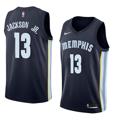Camiseta baloncesto Jaren Jackson JR. 13 Icon 2018 Azul Memphis Grizzlies Hombre
