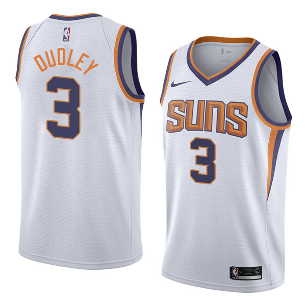Camiseta baloncesto Jarojo Dudley 3 Association 2018 Blanco Phoenix Suns Hombre