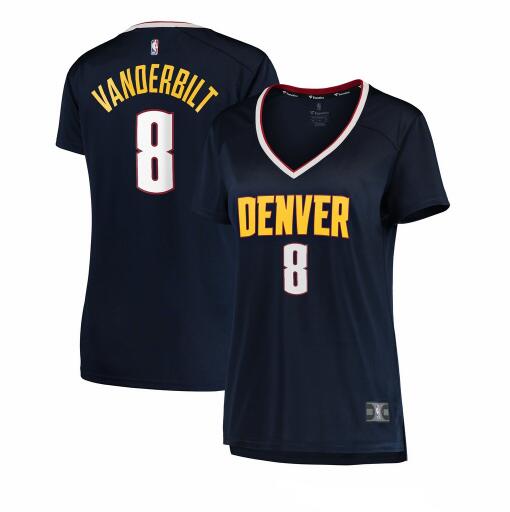 Camiseta baloncesto Jarred Vanderbilt 8 icon edition Armada Denver Nuggets Mujer