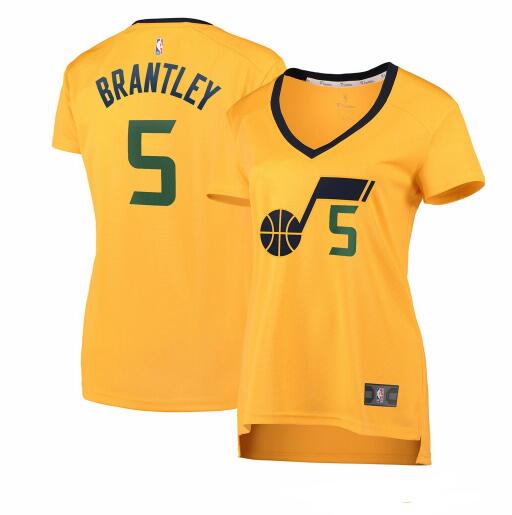 Camiseta baloncesto Jarrell Brantley 5 statement edition Amarillo Utah Jazz Mujer