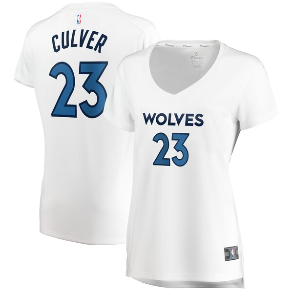 Camiseta baloncesto Jarrett Culver 23 association edition Blanco Minnesota Timberwolves Mujer