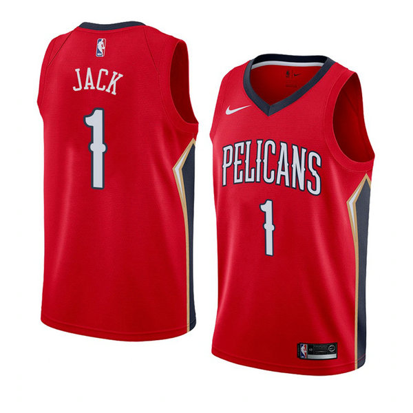 Camiseta baloncesto Jarrett Jack 1 Statement 2018 Rojo New Orleans Pelicans Hombre