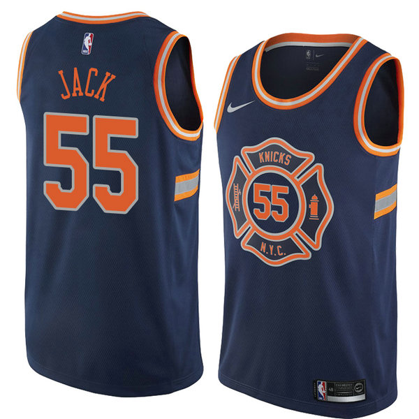 Camiseta baloncesto Jarrett Jack 55 Ciudad 2018 Azul New York Knicks Hombre