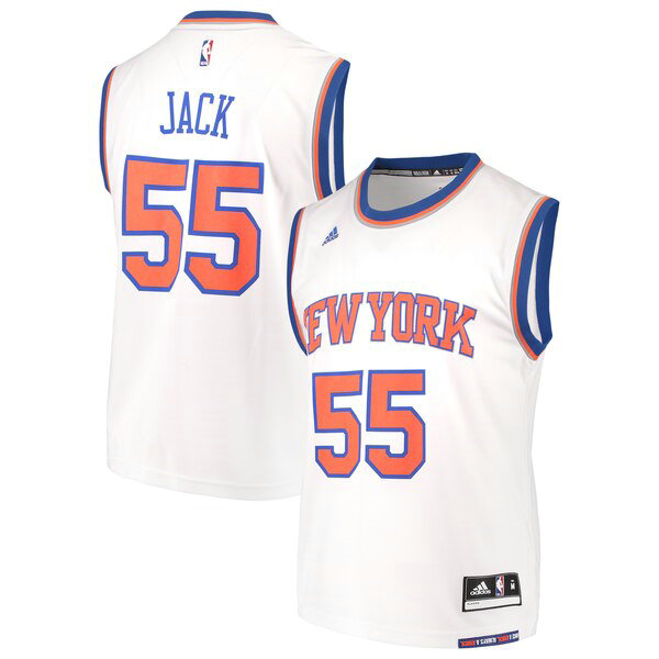 Camiseta baloncesto Jarrett Jack 55 Home Replica Blanco New York Knicks Hombre