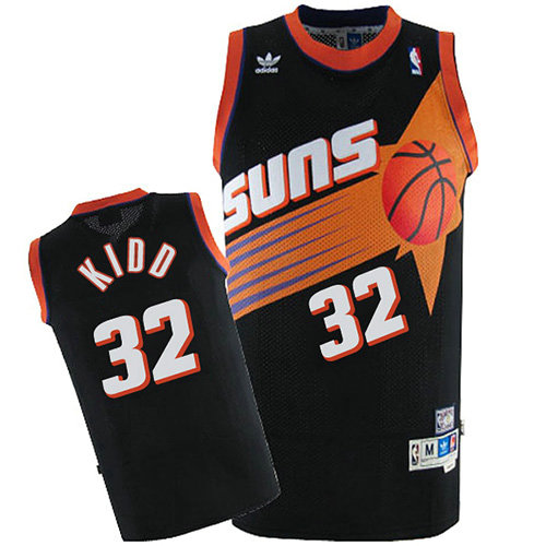 Camiseta baloncesto Jason Kidd 32 Retro Negro Phoenix Suns Hombre