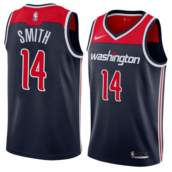 Camiseta baloncesto Jason Smith 14 Statement 2018 Negro Washington Wizards Hombre