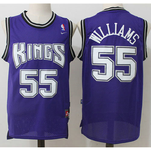 Camiseta baloncesto Jason Williams 55 Retro P鐓pura Sacramento Kings Hombre