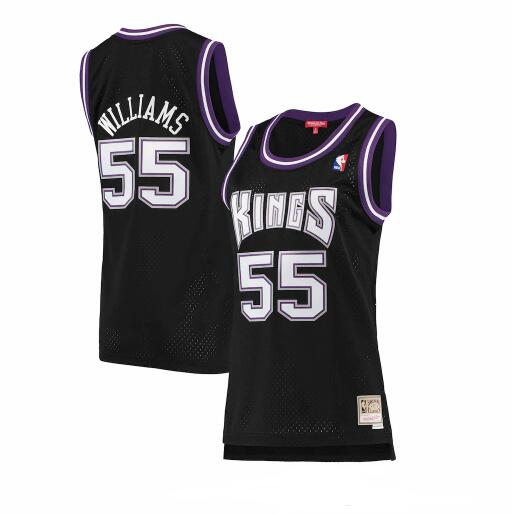 Camiseta baloncesto Jason Williams 55 hardwood classics Negro Sacramento Kings Mujer