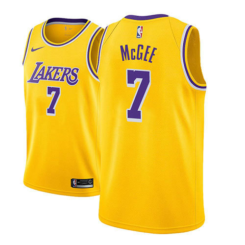 Camiseta baloncesto Javale McGee 7 Icon 2018-19 Oro Los Angeles Lakers Hombre
