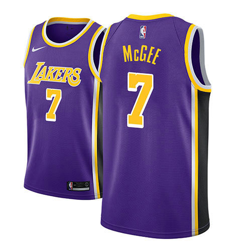 Camiseta baloncesto Javale McGee 7 Statement 2018-19 P鐓pura Los Angeles Lakers Hombre