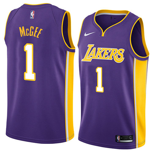 Camiseta baloncesto Javale Mcgee 1 Statement 2018 P鐓pura Los Angeles Lakers Hombre