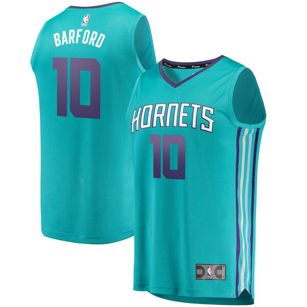 Camiseta baloncesto Jaylen Barford 10 2019 Azul Charlotte Hornets Hombre
