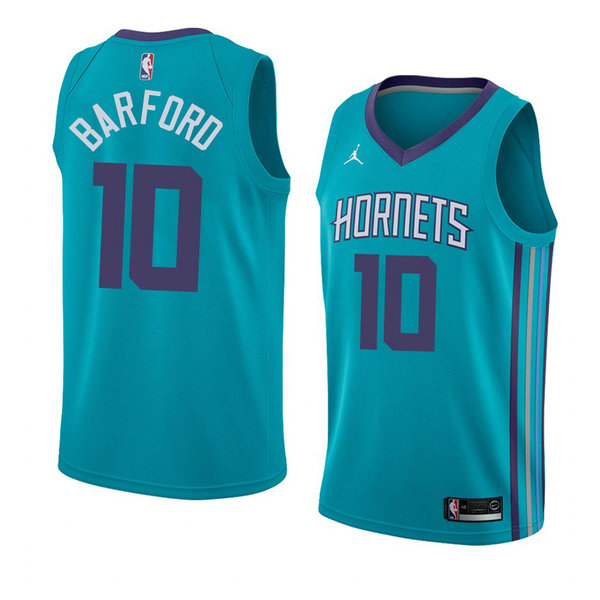 Camiseta baloncesto Jaylen Barford 10 Icon 2018 Verde Charlotte Hornets Hombre