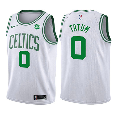 Camiseta baloncesto Jayson Tatum 0 Association 2017-18 Blanco Boston Celtics Nino