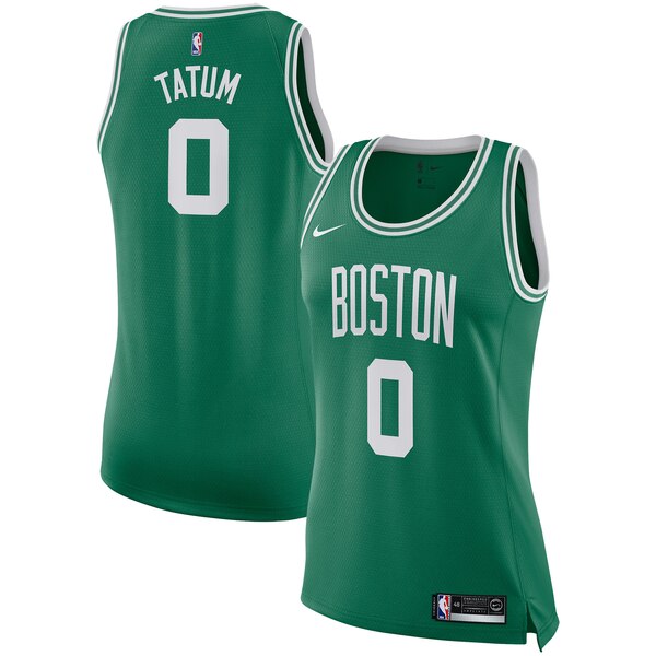 Camiseta baloncesto Jayson Tatum 0 Nike icon edition Verde Boston Celtics Mujer
