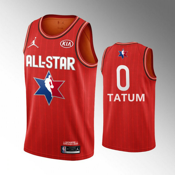 Camiseta baloncesto Jayson Tatum 0 Rojo All Star 2020 Nino