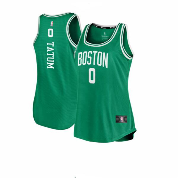 Camiseta baloncesto Jayson Tatum 0 icon edition Verde Boston Celtics Mujer