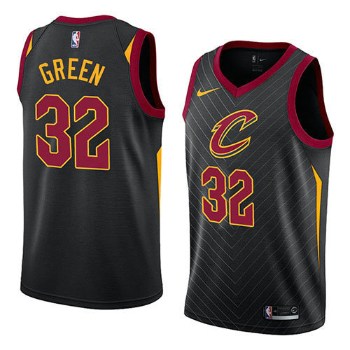 Camiseta baloncesto Jeff Green 32 Statement 2018 Negro Cleveland Cavaliers Hombre