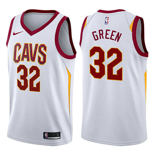 Camiseta baloncesto Jeff Green 32 Swingman Association 2017-18 Blanco Cleveland Cavaliers Hombre