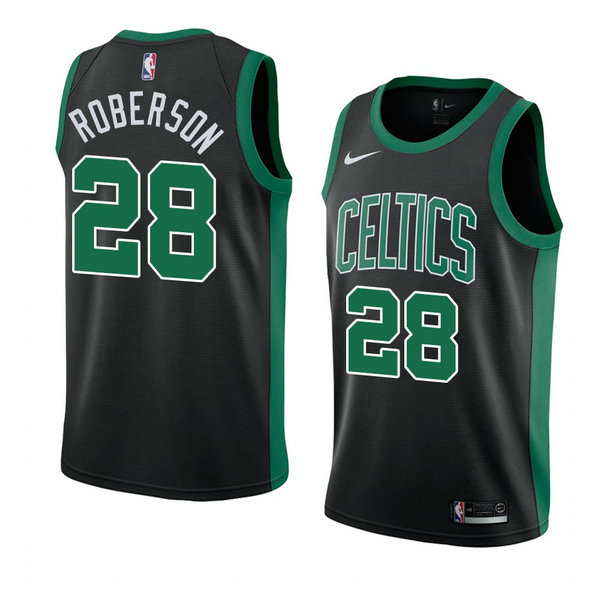 Camiseta baloncesto Jeff Roberson 28 Statement 2018 Negro Boston Celtics Hombre
