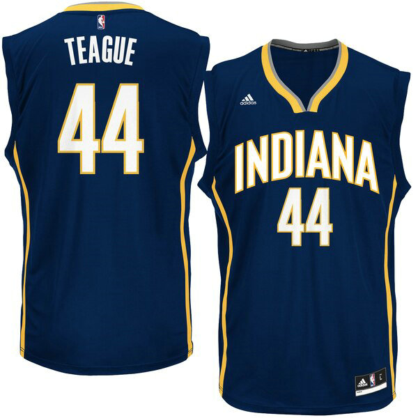 Camiseta baloncesto Jeff Teague 44 adidas Road Replica Armada Indiana Pacers Hombre