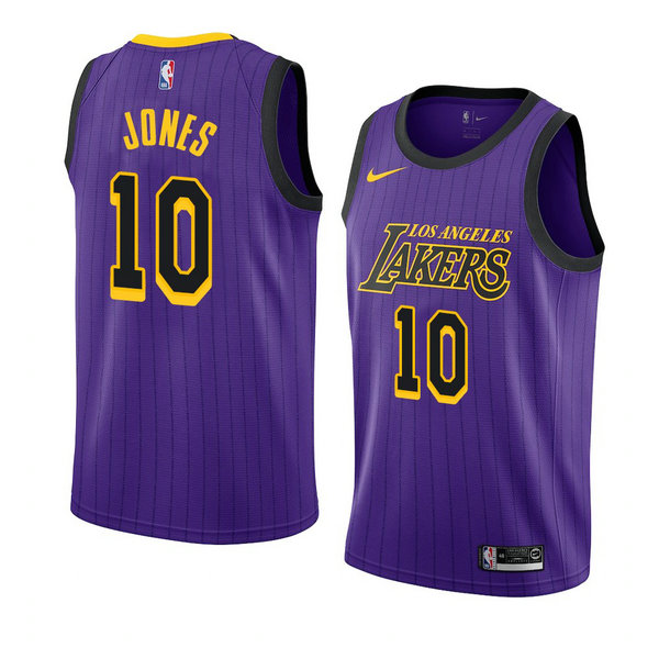 Camiseta baloncesto Jemerrio Jones 10 Ciudad 2018-19 P鐓pura Los Angeles Lakers Hombre