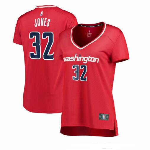 Camiseta baloncesto Jemerrio Jones 32 icon edition Rojo Washington Wizards Mujer