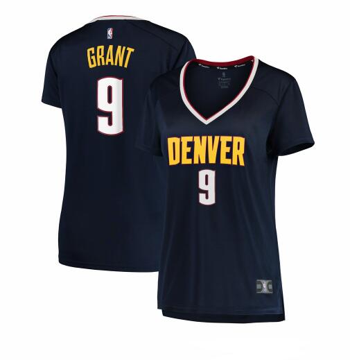 Camiseta baloncesto Jerami Grant 9 icon edition Armada Denver Nuggets Mujer