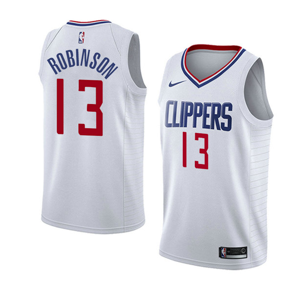 Camiseta baloncesto Jerome Robinson 13 Association 2018 Blanco Los Angeles Clippers Hombre