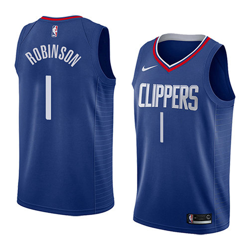 Camiseta baloncesto Jerome Robinson 1 Icon 2018 Azul Los Angeles Clippers Hombre