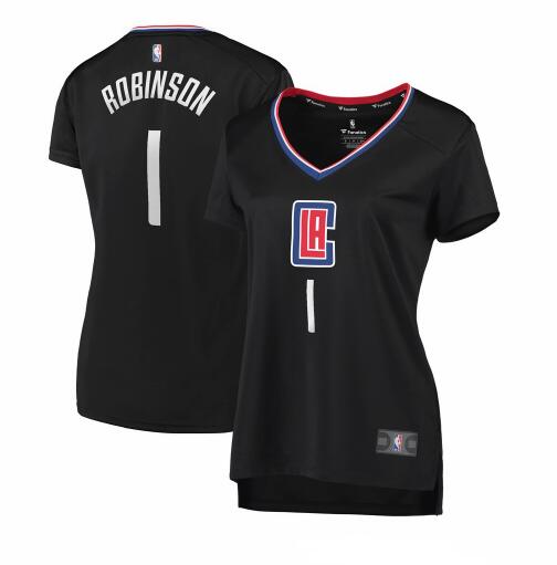Camiseta baloncesto Jerome Robinson 1 statement edition Negro Los Angeles Clippers Mujer