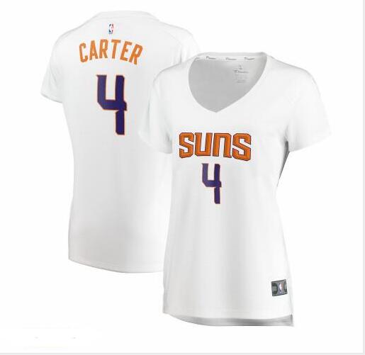 Camiseta baloncesto Jevon Carter 4 association edition Blanco Phoenix Suns Mujer