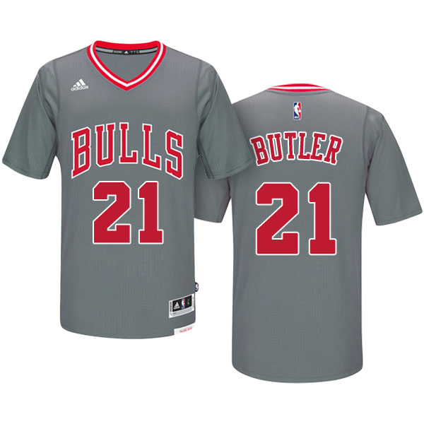 Camiseta baloncesto Jimmy Butler 2016 Número 21 chicago bulls Gris