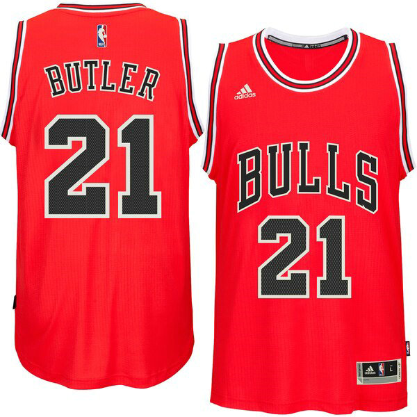 Camiseta baloncesto Jimmy Butler 21 2019 Rojo Chicago Bulls Hombre