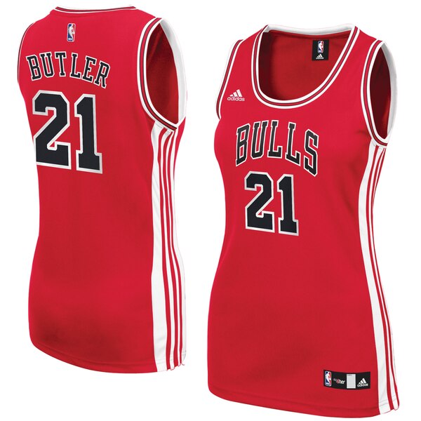 Camiseta baloncesto Jimmy Butler 21 Réplica Rojo Chicago Bulls Mujer