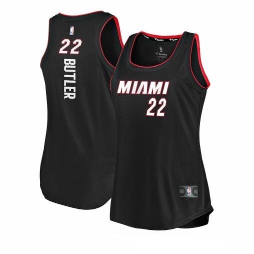 Camiseta baloncesto Jimmy Butler 22 2019-2020 icon edition Negro Miami Heat Mujer